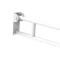 Barra maniglione ribaltabile adeguato a persone disabili e di terza etã€ cm 80 alluminio nylon bianco