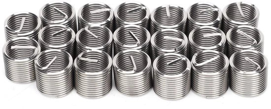 Protetto a vite M12 x 1,25 - 20 pezzi - Morsa di riparazione della vite - Acciaio inossidabile SUS304 - Per auto - Lunghezza 1,5D - Attacco alla vite