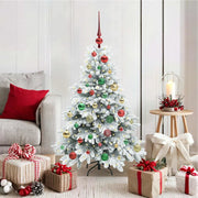 Albero di Natale artificiale con 150 LED Bianco 120 cm PE e PVC 3397596