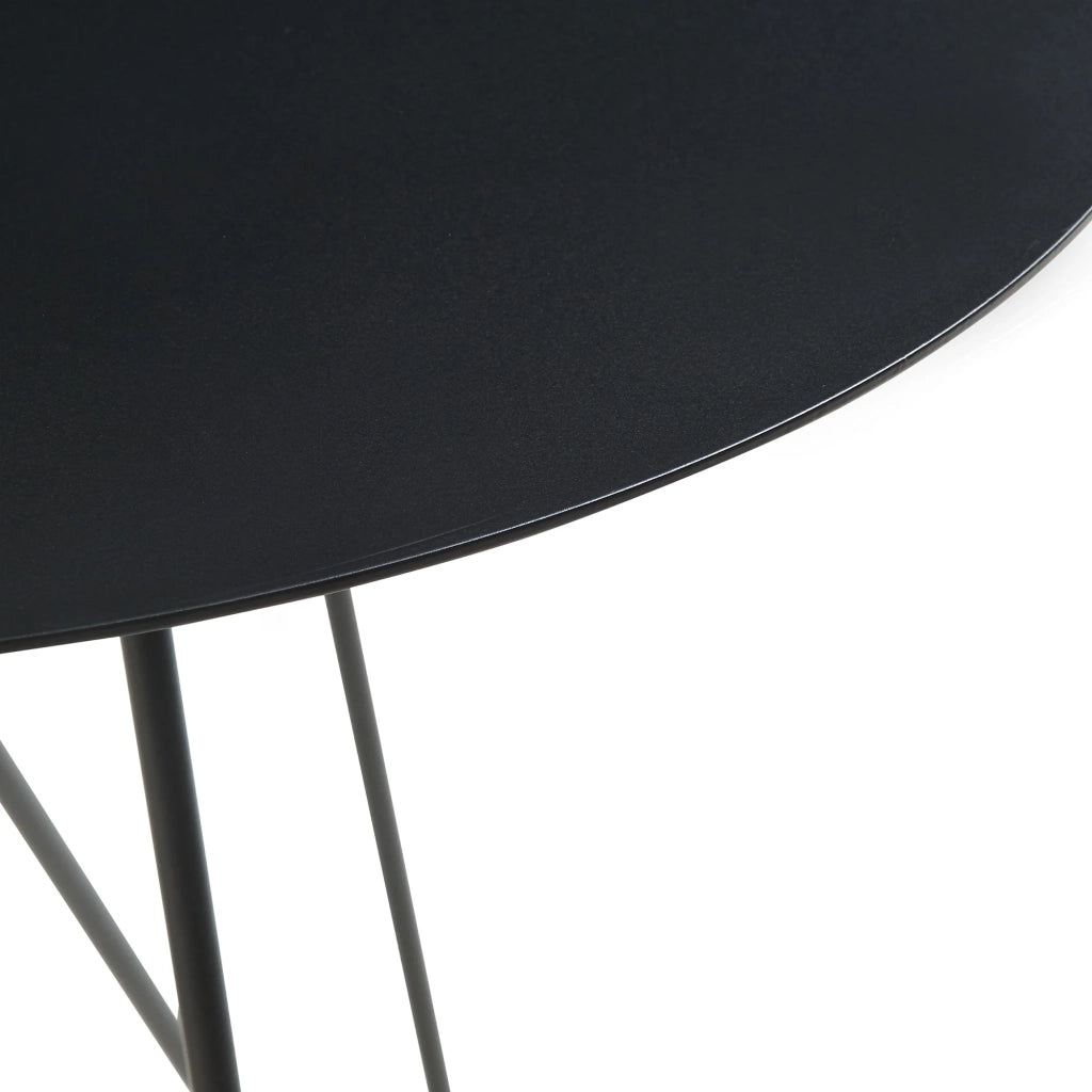 Tavolino laterale 45 x 43 cm metallo nero 03_0010938
