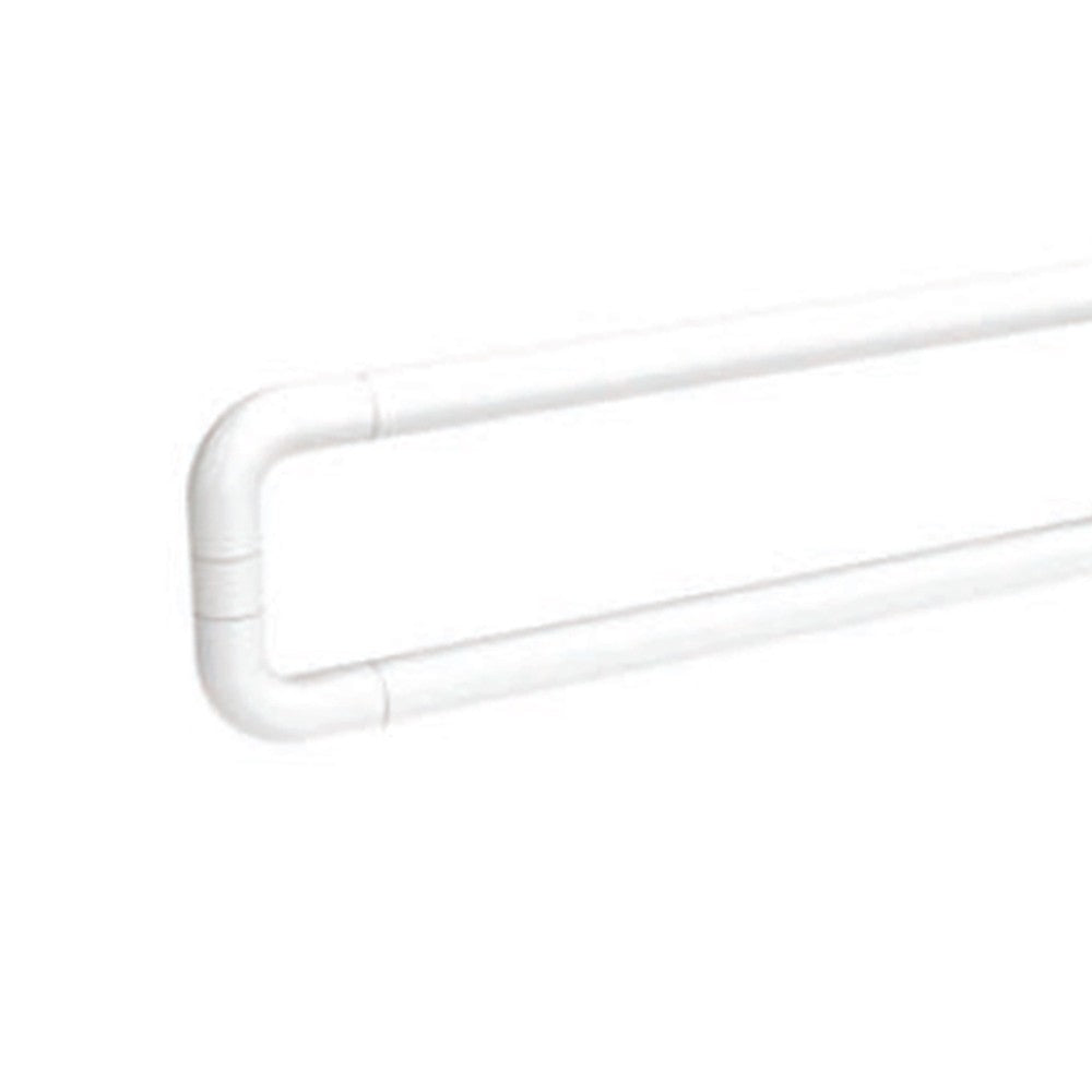 Barra maniglione ribaltabile per disabili e terza etã€ cm 70 alluminio nylon bianco
