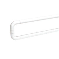 Barra maniglione ribaltabile per disabili e terza etã€ cm 70 alluminio nylon bianco