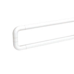 Barra maniglione ribaltabile per disabili e terza etã€ cm 70 alluminio nylon bianco