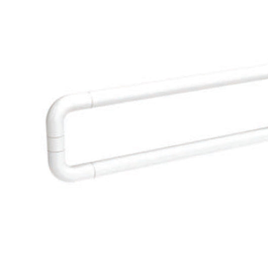 Barra maniglione ribaltabile per disabili e terza etã€ cm 70 alluminio nylon bianco