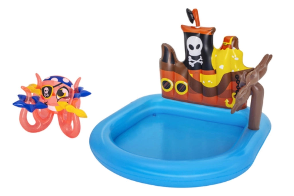 BESTWAY PLAY CENTER NAVE PIRATI GONFIABILE 140 X 130 X 104 CM