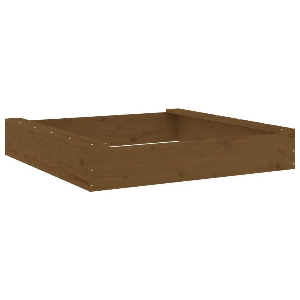 Sabbiera con Sedute Ambra Quadrata in Legno Massello di Pino 825033