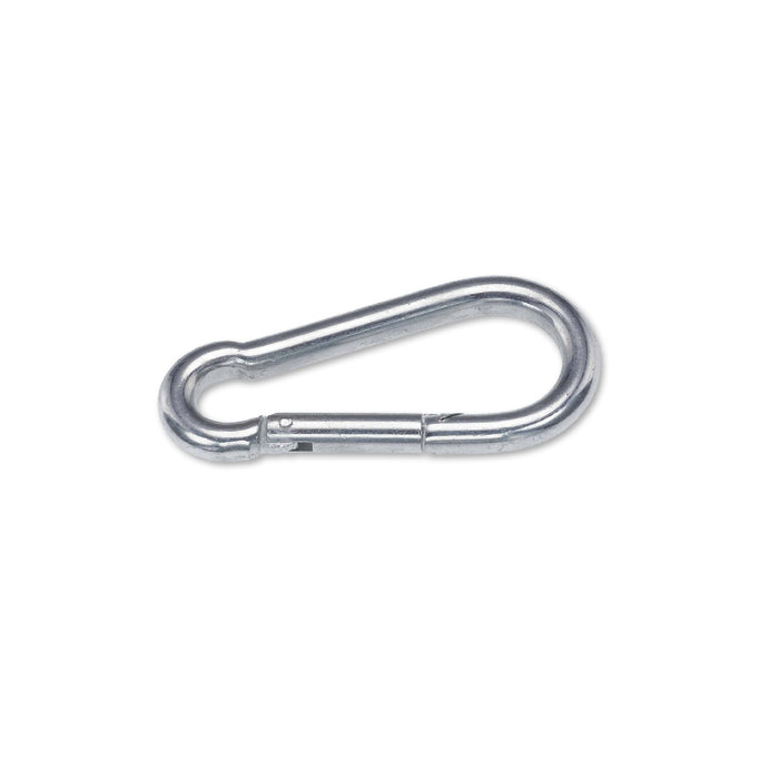 Moschettone pompiere in acciaio zincato DIN5299 diverse misure passacavi 50 MM