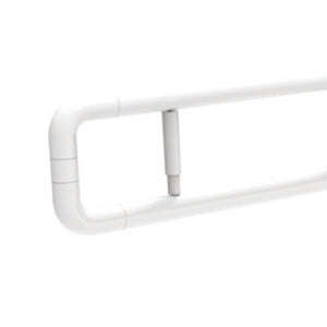 Barra maniglione ribaltabile con porta rotolo per persone di terza etã€ e disabili cm 70 alluminio nylon bianco