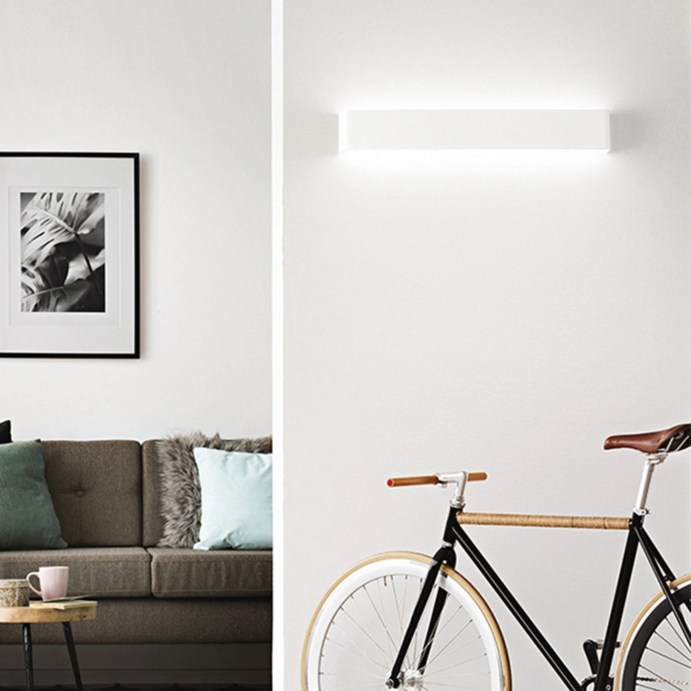 Applique Contemporanea Way Metallo Bianco Led 20W 3000K