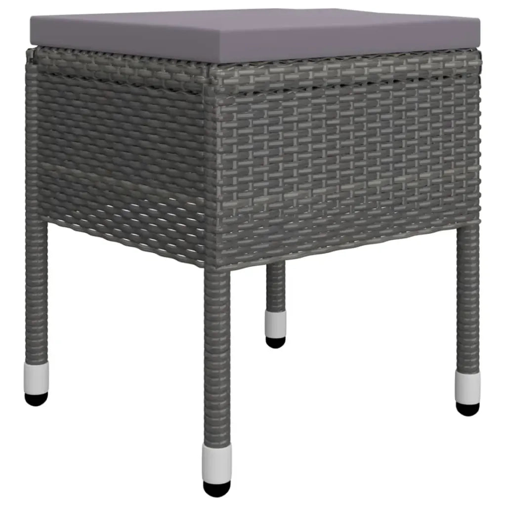 Set Mobili da Pranzo per Giardino 5 pz Grigio cod mxl 69230