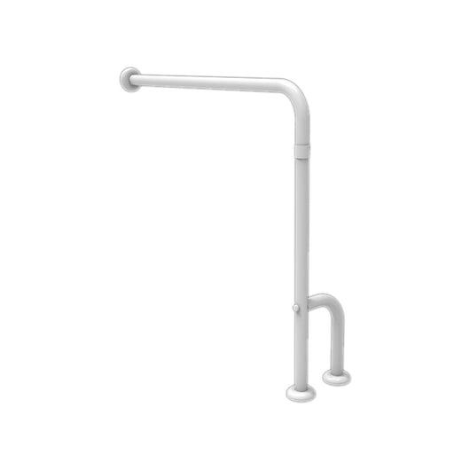 Barra maniglione parete e pavimento con rinforzo universale destra sinistra nylon adatta a persone disabili e di terza etã€