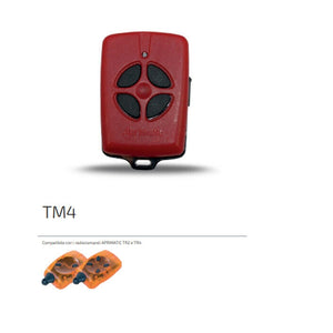 Trasmettitore telecomando APRIMATIC TM4L grigio radiocomando 433 4ch originale