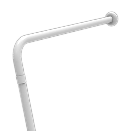 Barra maniglione parete e pavimento con rinforzo universale destra sinistra nylon adatta a persone disabili e di terza etã€