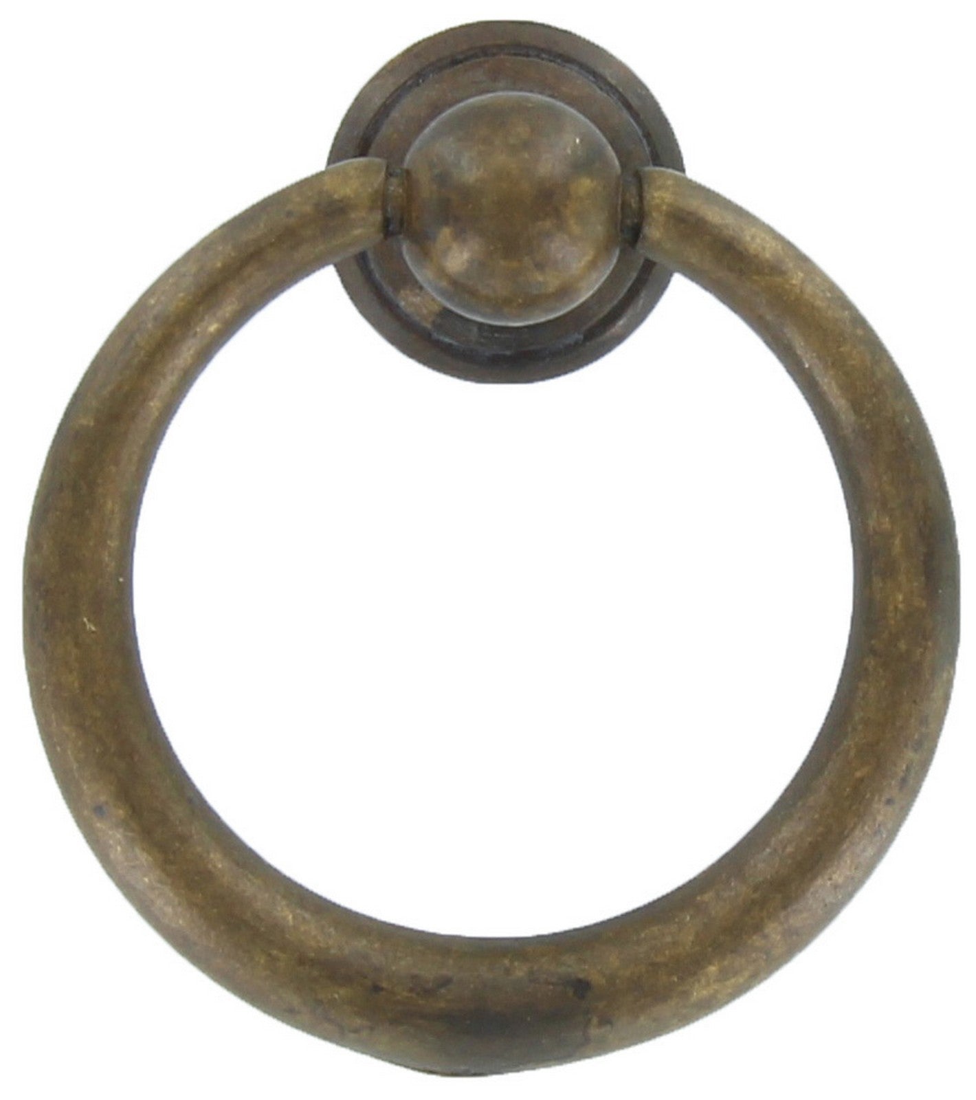 maniglia antichizzata art.09202 mm.40x46 ottone antico cod:ferx.26537