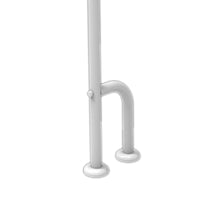 Barra maniglione parete e pavimento con rinforzo universale destra sinistra nylon adatta a persone disabili e di terza etã€