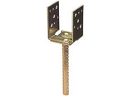 STAFFA A PAVIMENTO CON PERNO REGOLABILE PER TRAVE ART.788  mm.60140  spessore mm.5    ALDEGHI