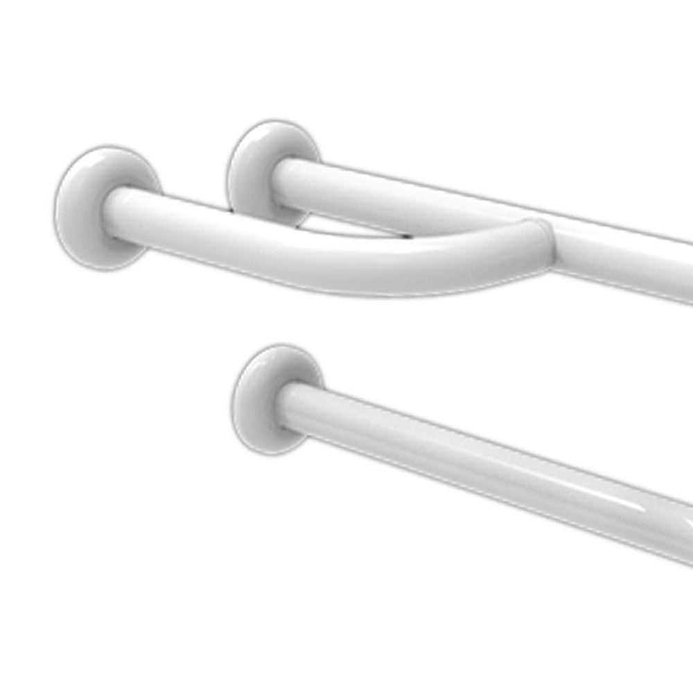 Barra maniglione fissa cm 60 con rinforzo universale per disabili e terza eta