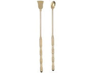 Kit di utensili per fumisteria con cucchiaio in rame e badile, 2 pezzi