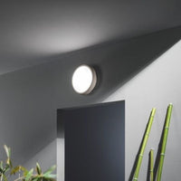 PLAFONIERA DA SOFFITTO/PARETE PER ESTERNO LED 15W 4000K 1500LM GRIGIOCHIARO AIDI