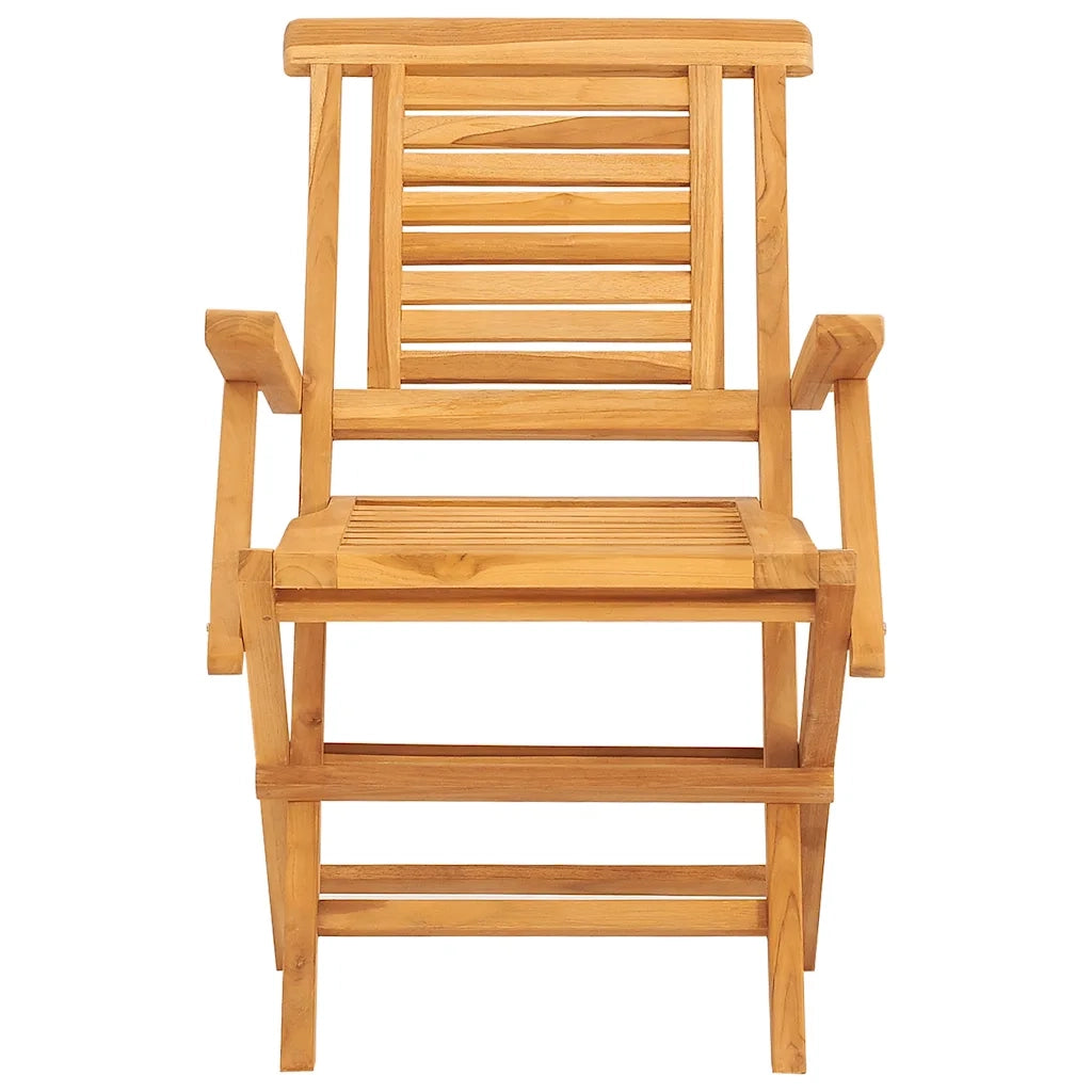Sedie da Giardino Pieghevoli 8pz 56x63x90cm Legno Massello Teak