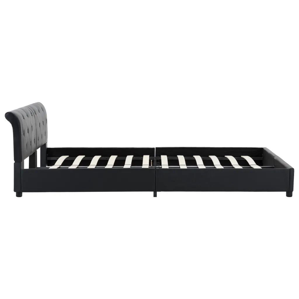 Giroletto Nero in Similpelle 160x200 cm cod mxl 59623