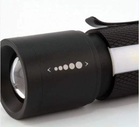 Ansmann 1600-0137 torcia Nero, Bianco Torcia a mano LED