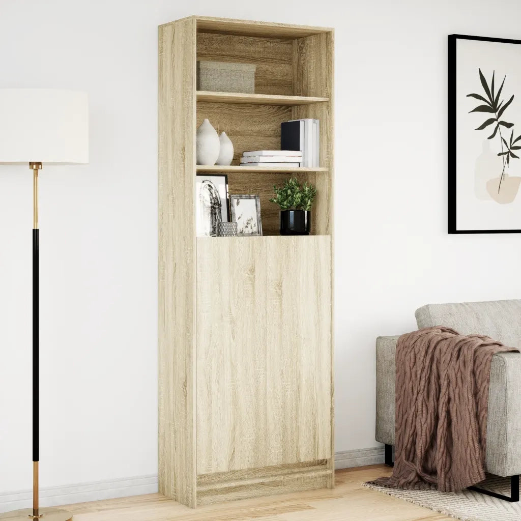 Credenza con LED Rovere Sonoma 69x32,5x200 cm in Truciolato 3307907