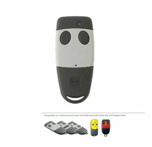 TELECOMANDO CANCELLI CARDIN S449 TXQ449200 TELCOMA ROLLING ORIGINALE 43