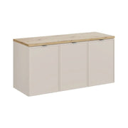 Set da bagno BRAZZA: mobile sotto lavabo con armadietti 120cm + piano per lavabo