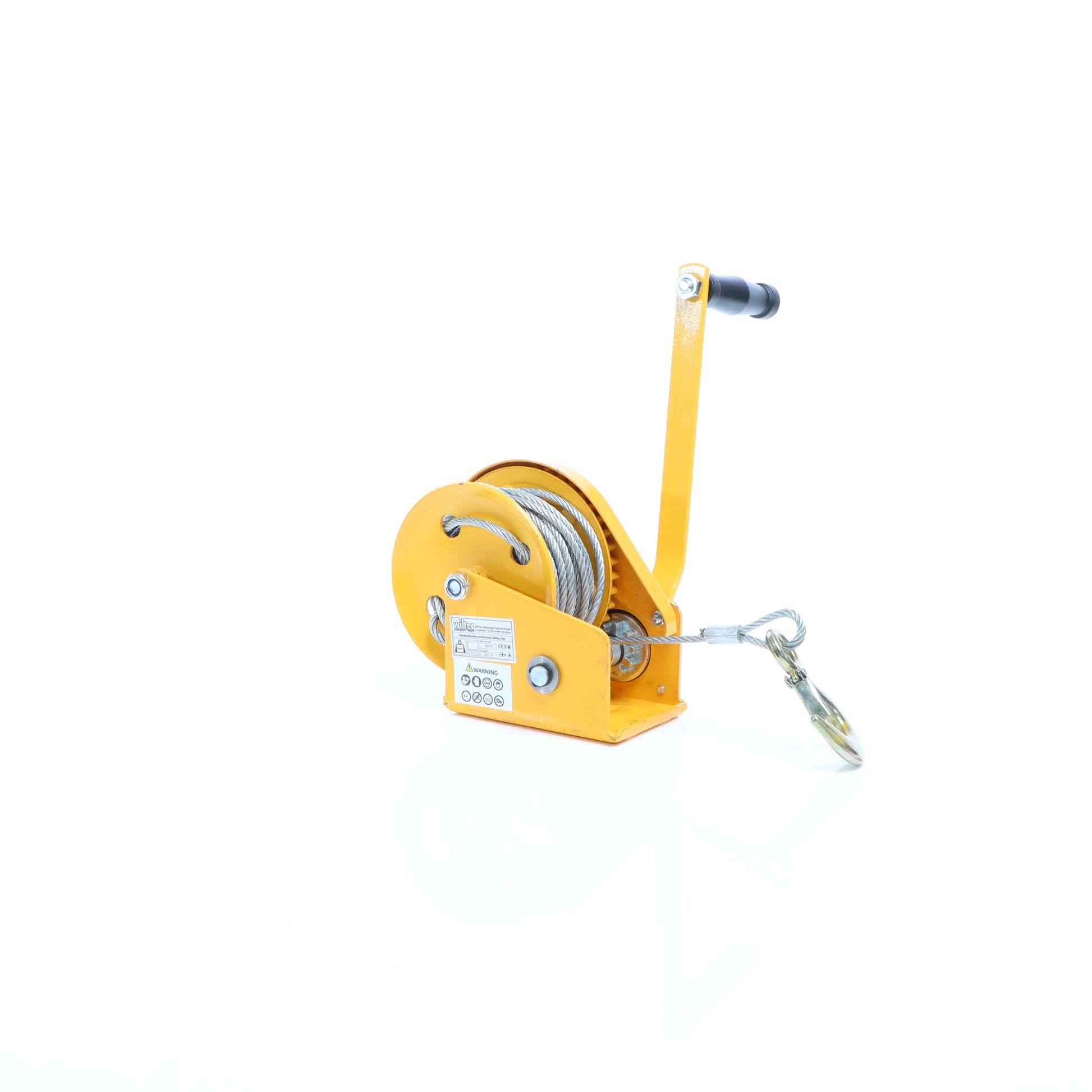 Verricello manuale 540 kg 10 m rapporto di trasmissione 4.2:1 argano a fune