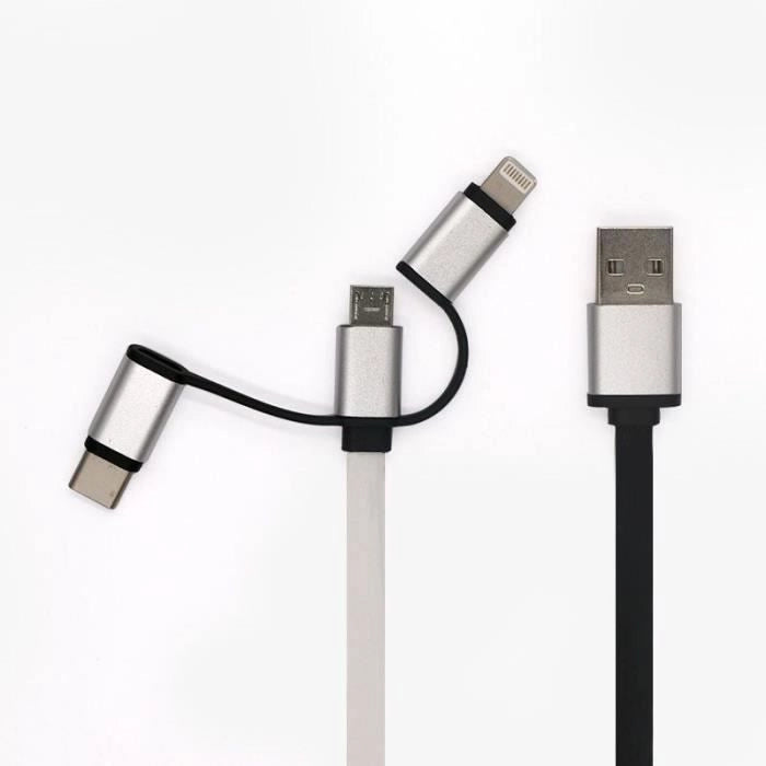 Avvolgicavo USB - GAO - 3 in 1, 2 m, ricarica rapida