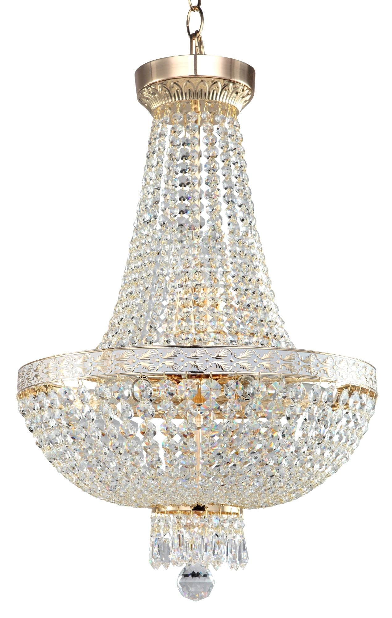 Lampadario Royal Classic in Metallo Bella Oro
