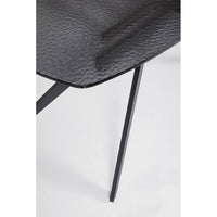 Tavolo da Pranzo Acciaio Nero Moderno Interno 180-240x90 - ANJA