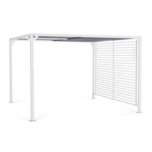 Gazebo da esterno in alluminio 3x3.6 - NOAH Colore: Bianco