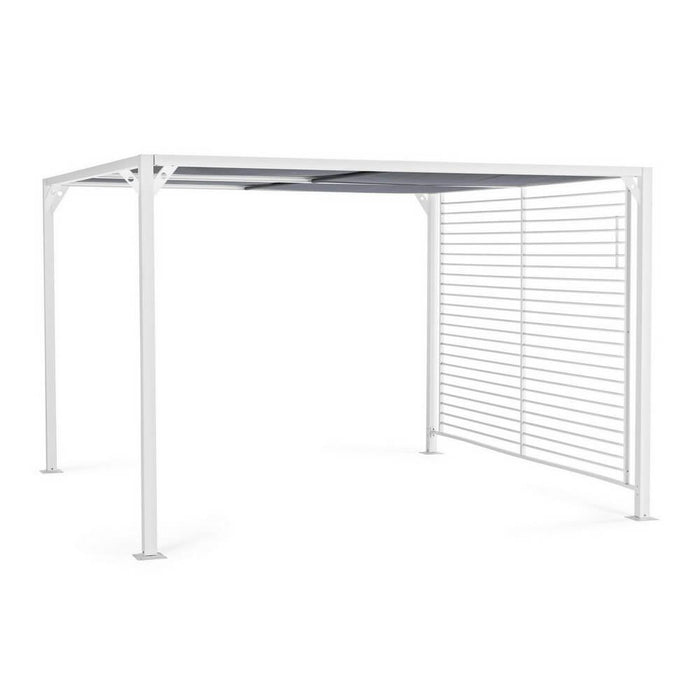 Gazebo da esterno in alluminio 3x3.6 - NOAH Colore: Bianco