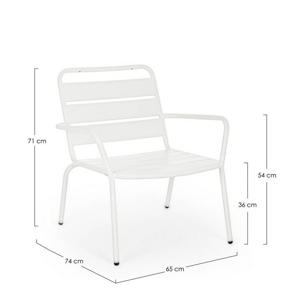 Poltrona da esterno (2 Pezzi) - MARLYN