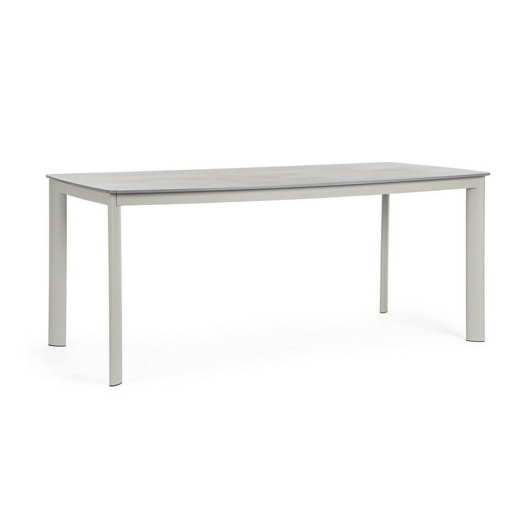 Tavolo da pranzo da esterno in alluminio 180x90 - ALCORA