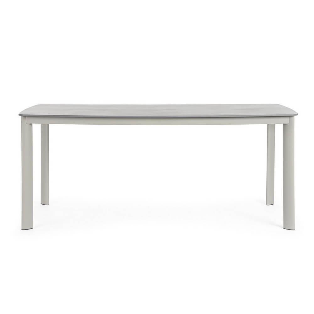 Tavolo da pranzo da esterno in alluminio 180x90 - ALCORA