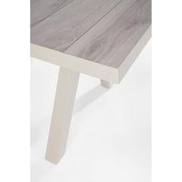 Tavolo Allungabile Alluminio Tortora Moderno da Esterno - KRION