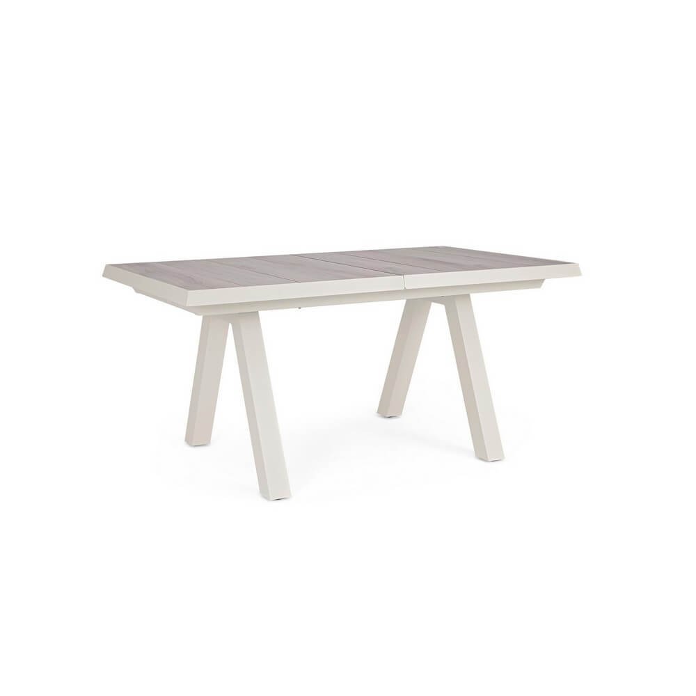 Tavolo Allungabile Alluminio Tortora Moderno da Esterno - KRION