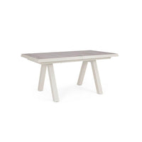 Tavolo Allungabile Alluminio Tortora Moderno da Esterno - KRION