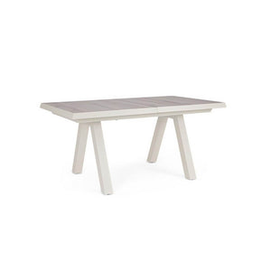 Tavolo Allungabile Alluminio Tortora Moderno da Esterno - KRION