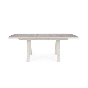 Tavolo Allungabile Alluminio Tortora Moderno da Esterno - KRION