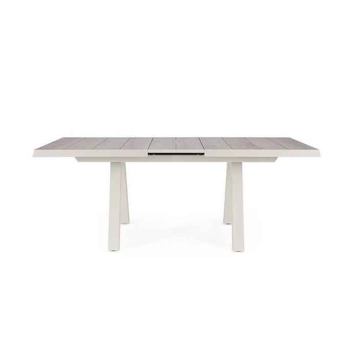 Tavolo Allungabile Alluminio Tortora Moderno da Esterno - KRION
