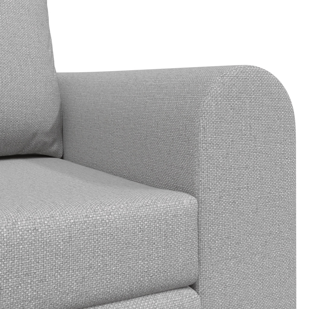 Divano Letto 2-in-1 Grigio Nuvola 148x71x83 cm Tessuto