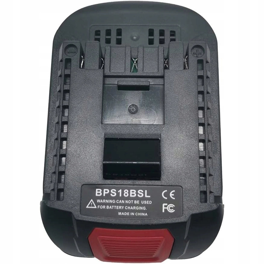 Adattatore Batteria 18V Compatibile con Black&Decker, Stanley, Porter Cable per Bosch – Modello BPS18BSL