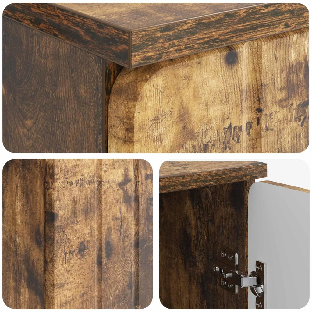 Scrivania Rovere Fumo 142,5 x 50 x 75 cm Legno ingegnerizzato 3414590