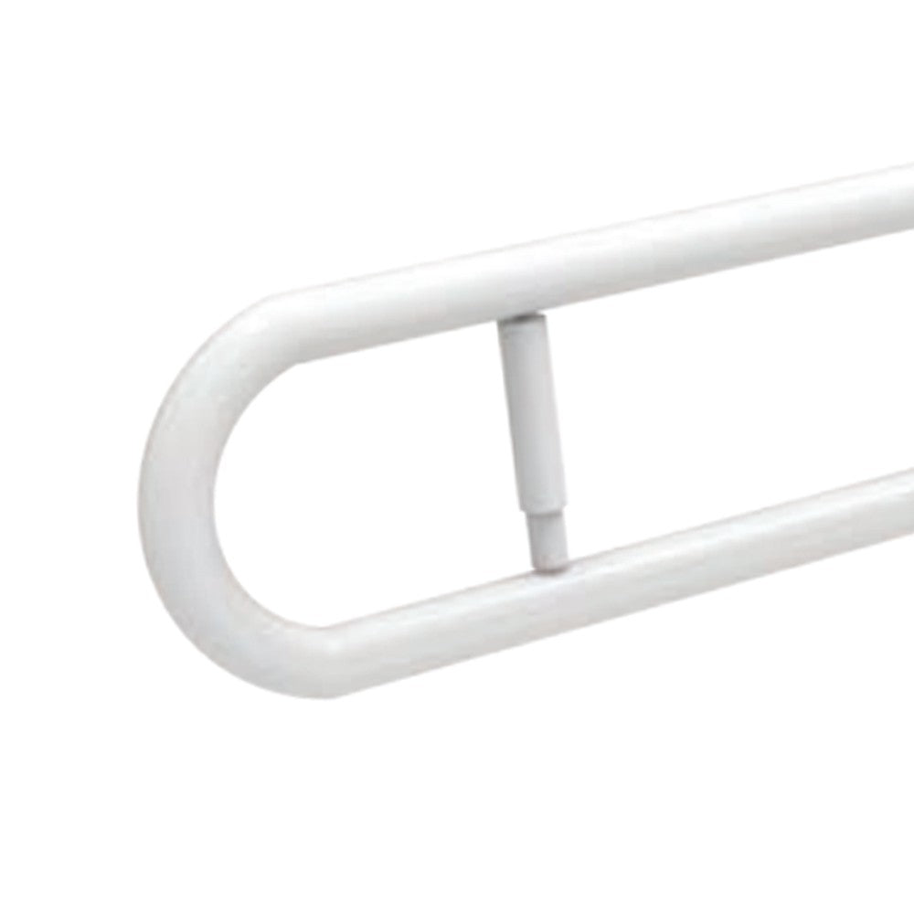 Barra maniglione ribaltabile con porta rotolo cm 80 nylon