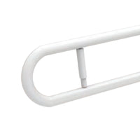 Barra maniglione ribaltabile con porta rotolo cm 80 nylon