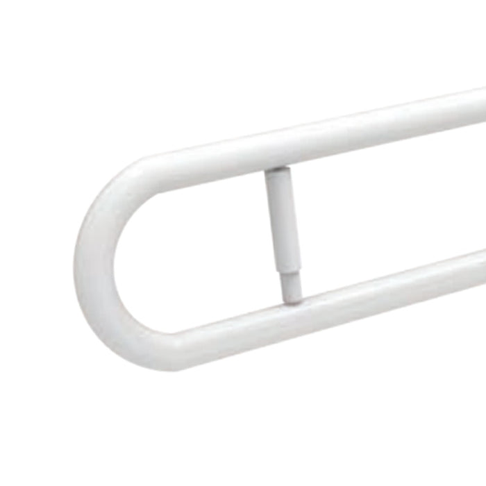 Barra maniglione ribaltabile con porta rotolo cm 80 nylon